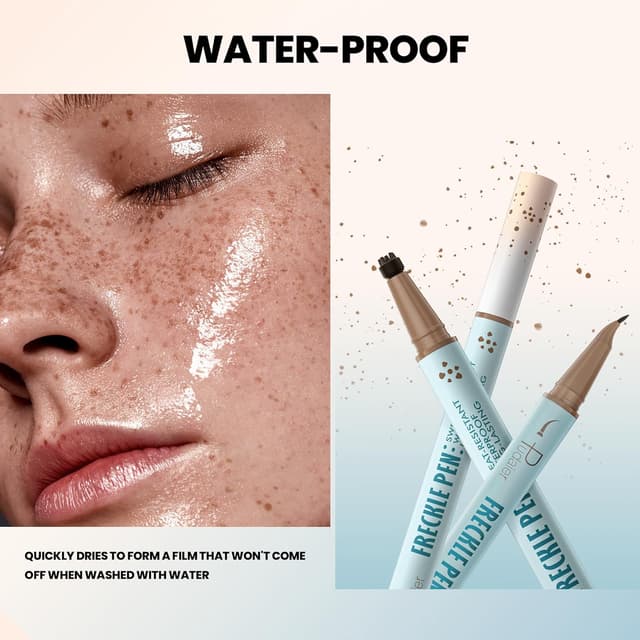 Detalle 2 de Pudaier 2-in-1 Dual Ended Microblading Freckle Pen & Freckle Stamp (waterproof, up to 24H)