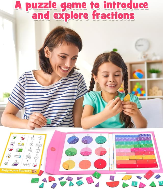 Thumbnail 6 de D-FantiX magnetic fraction puzzle set