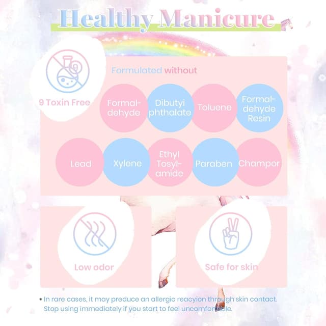 Detalle 2 de Beetles UV Gel Nagellack Set 6 Farben