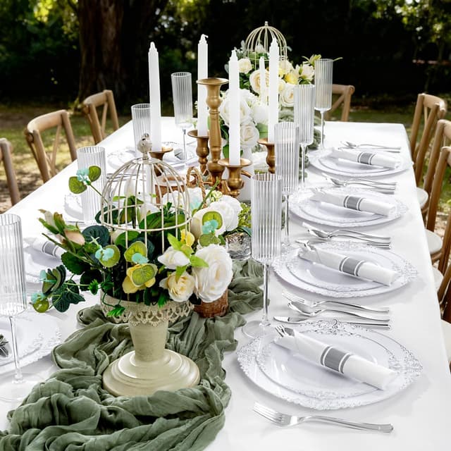 Thumbnail 4 de Joyido 400PCS Pre Rolled Silverware Set 100-Pack