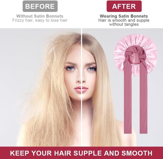 Thumbnail 4 de ACWOO Satin Bonnet 1pc night cap