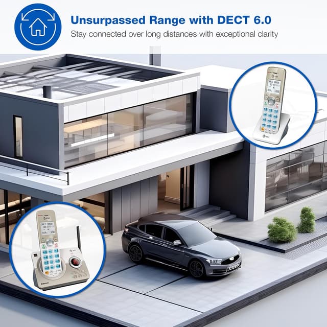Thumbnail 4 de AT&T DL72319 DECT 6.0 3-Handset Cordless Phone 📞