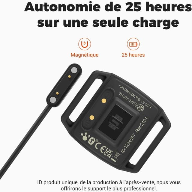 Thumbnail 4 de COOSPO HW706 Moniteur Fréquence Cardiaque Brassard optique