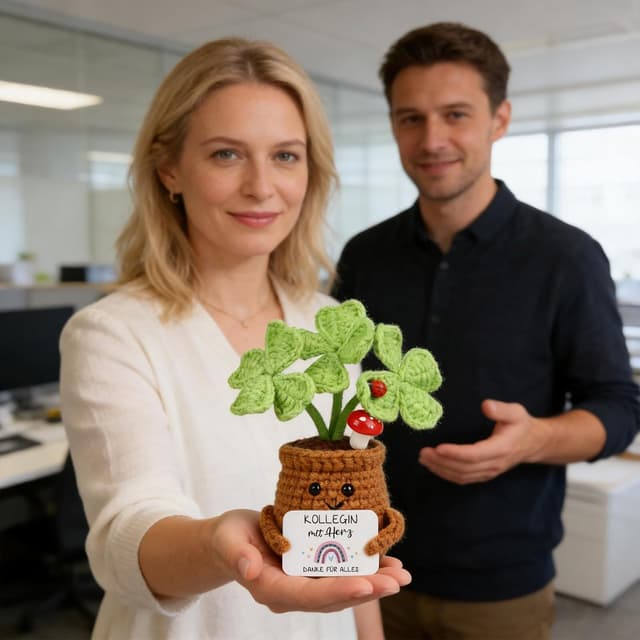 Thumbnail 2 de WenmthG Pocket Hug Vierblättriges Kleeblatt