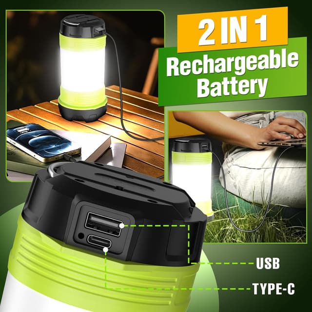 Thumbnail 2 de Camping Light Rechargeable LED Lantern