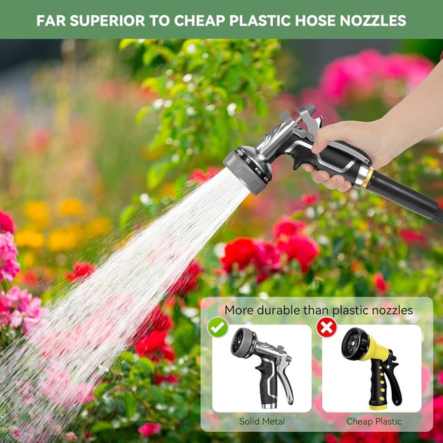 Thumbnail 4 de Heavy-Duty Metal Hose Pipe Spray Gun 8