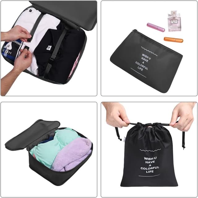 Thumbnail 2 de OSDUE Organizador de Maletas 8 Piezas