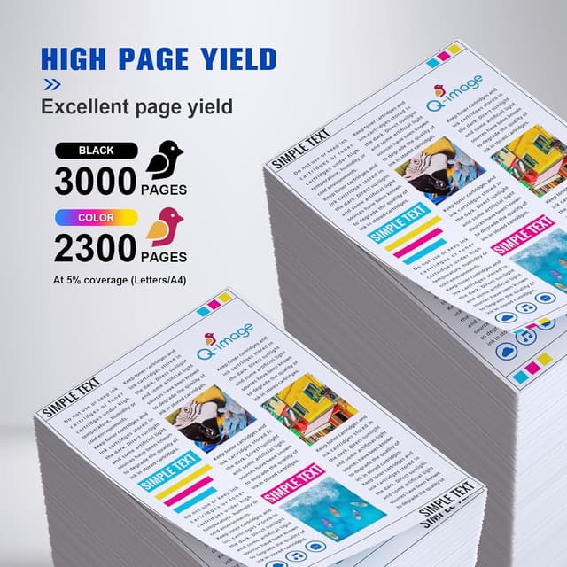 Detalle de Q-image TN248XL – Pack 4 cartouches de toner compatibles pour Brother TN248 XL