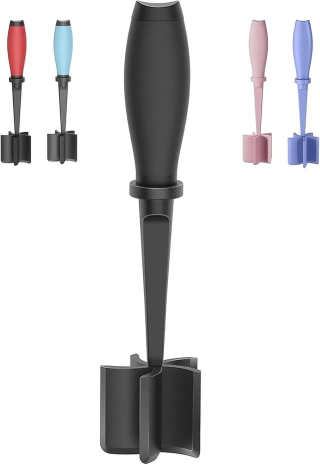 Detalle de Meat Chopper with 5 Curve Blades — Ground Beef Masher for Nonstick Pans (Heat-Resistant Nylon)