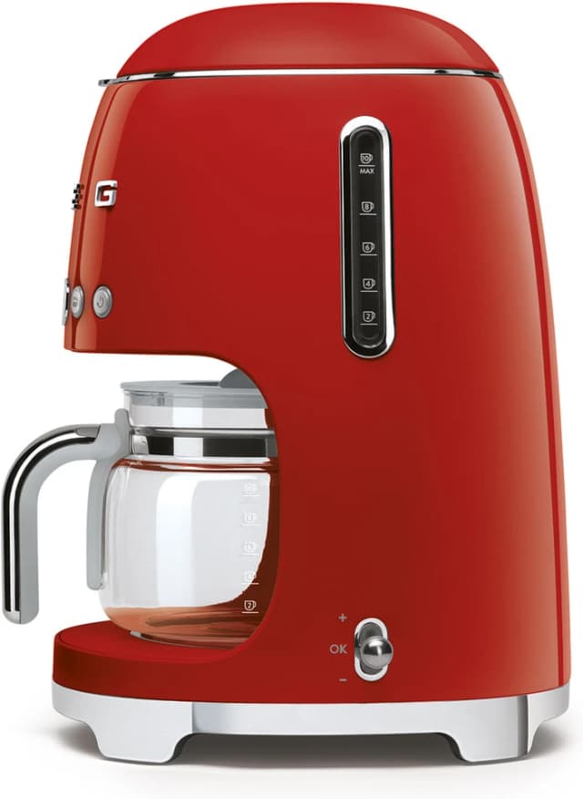 Thumbnail 2 de Smeg DCF02RDEU Kaffeemaschine Rot 10 Tassen