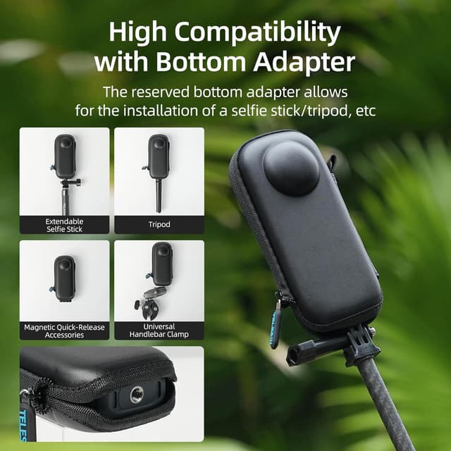 Detalle 2 de TELESIN Insta360 X5 X4 hard carry case