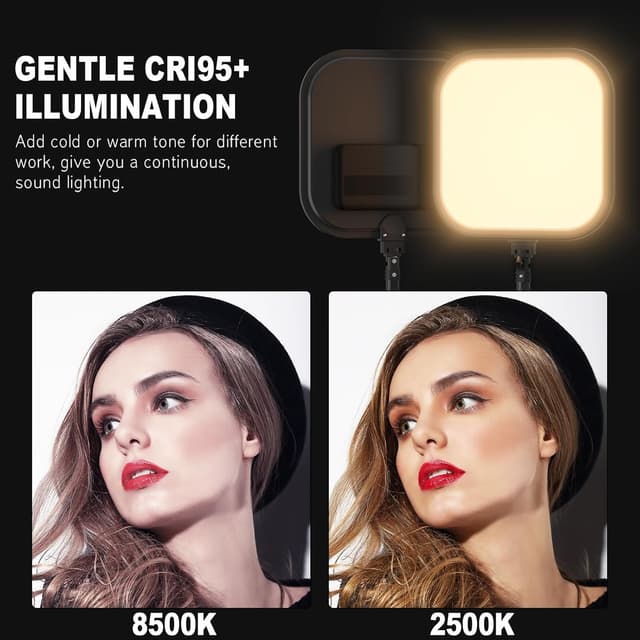 Detalle de Hagibis 15W LED Video Lights kit