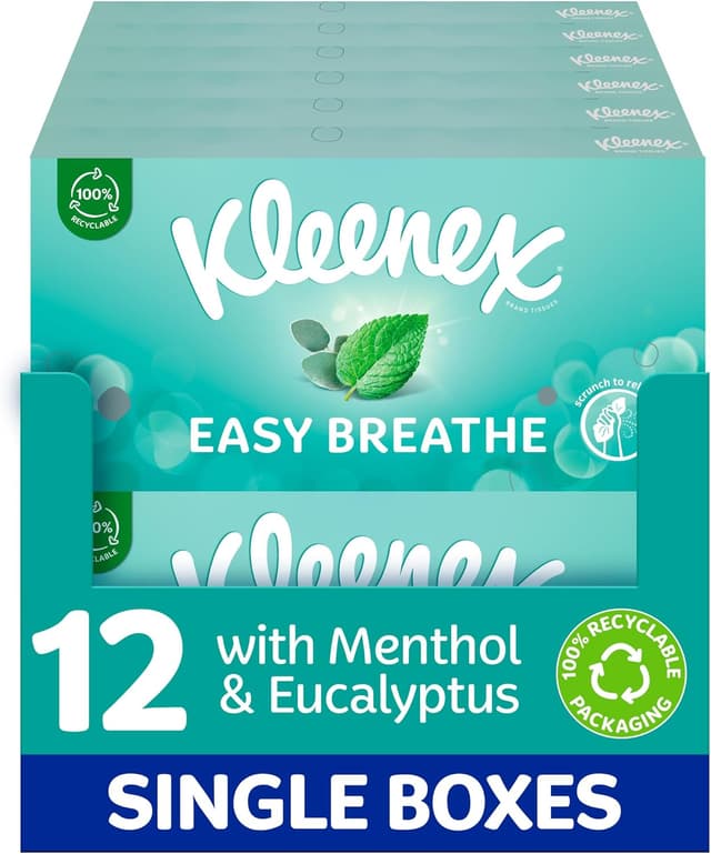 Thumbnail 6 de Kleenex Easy Breathe Travel Pocket Tissues 60 Pack