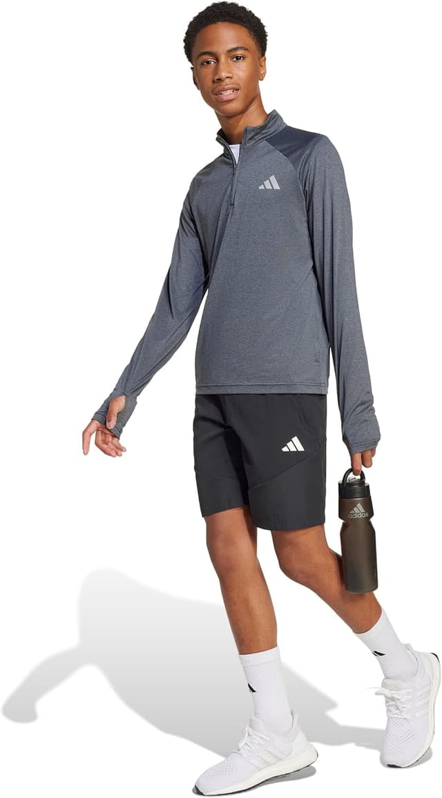 Detalle de adidas Goto PZ 1/4 Zip camiseta niños 9-10 años