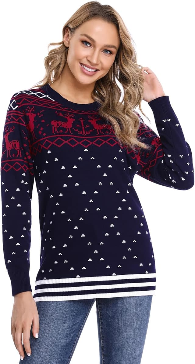 Thumbnail 2 de Litherday Weihnachtspullover Rentier 1 Stück 🎄