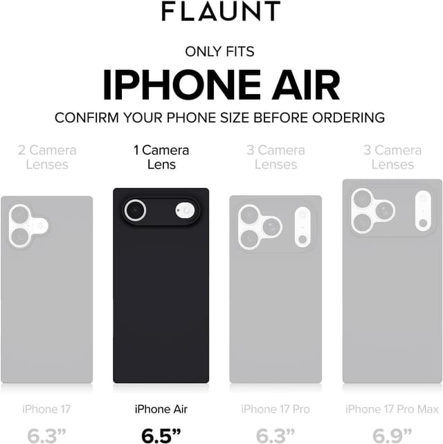Detalle de Flaunt Official Square Protective Case for iPhone Air