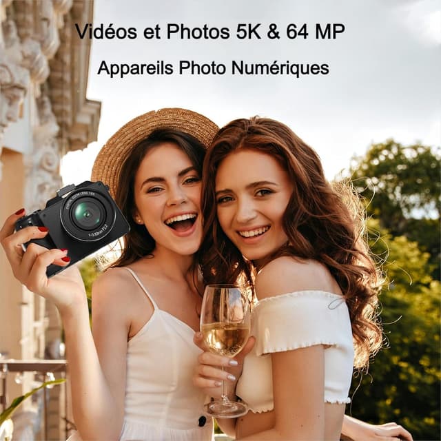 Thumbnail 1 de Appareil Photo Numérique 64MP 5K