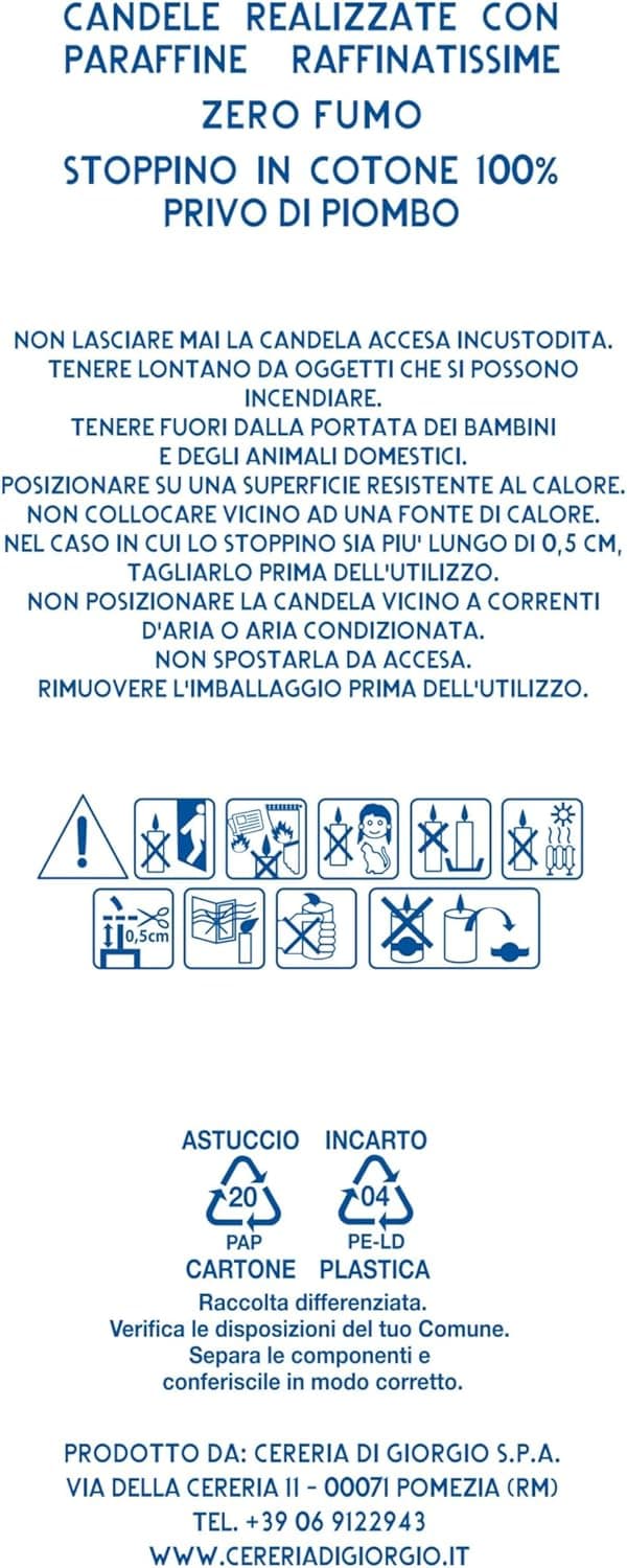 Thumbnail 1 de Bougies Cereria di Giorgio Risthò 4 cm ⚡