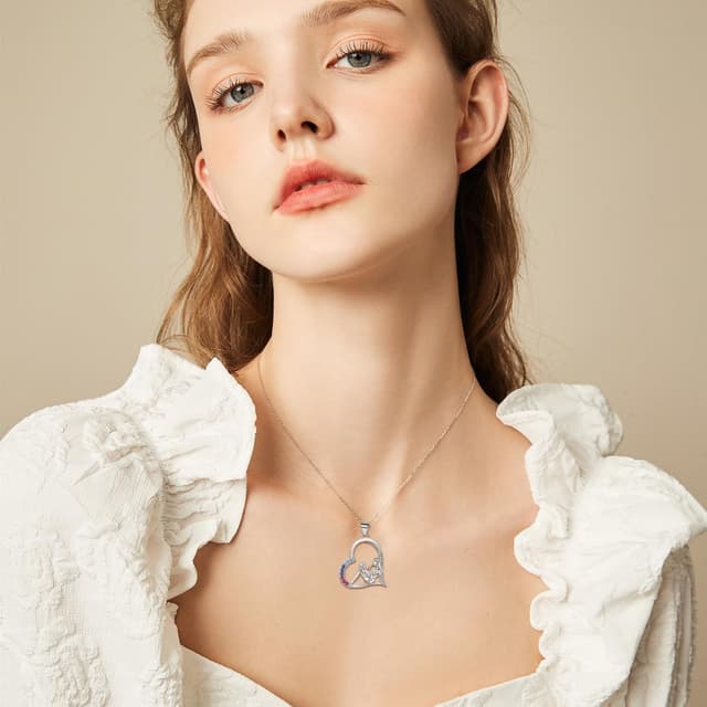 Detalle de Arrebol Mutter und Tochter Kette 45cm