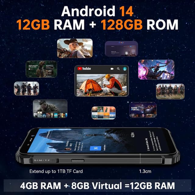 Thumbnail 1 de OUKITEL WP32 Rugged Smartphone 6300mAh