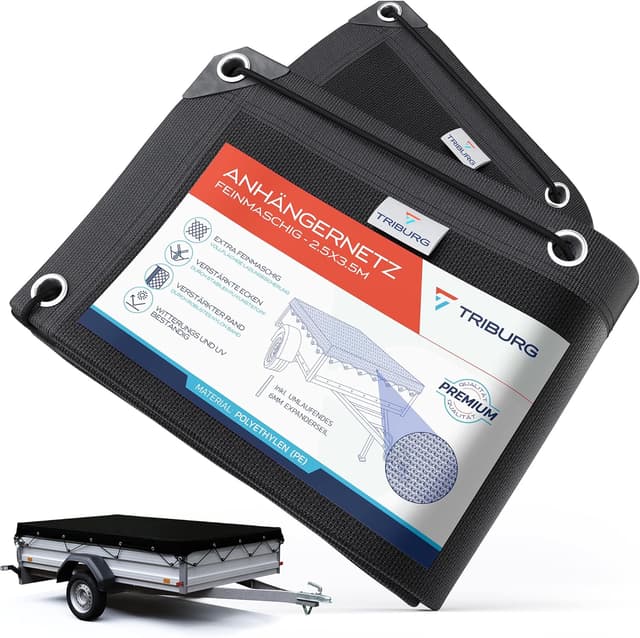 Detalle de TRIBURG Anhängernetz Feinmaschig 2,5x3,5