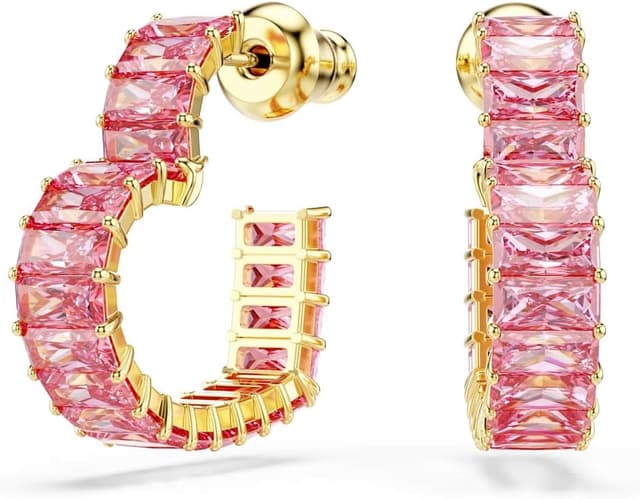 Thumbnail 5 de Swarovski Matrix Kollektion Kreolen Herzdesign