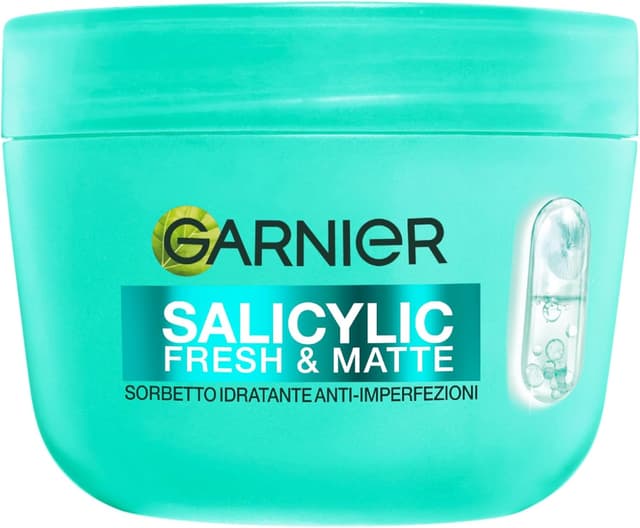 Detalle de Garnier Salicylic Fresh and Matte Crema Sorbetto Idratante Anti-imperfezioni al Acido Salicilico (85 ml)