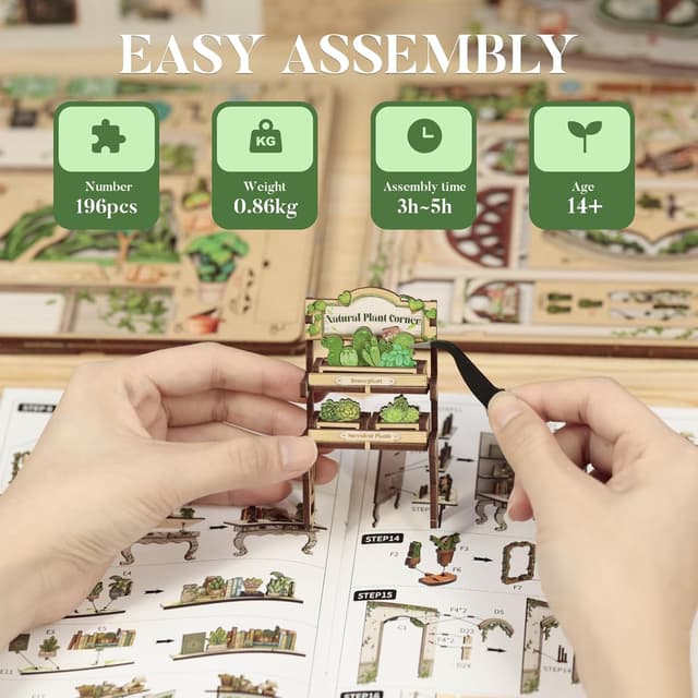 Thumbnail 4 de Fsolis Book Nook Kit 196 pcs