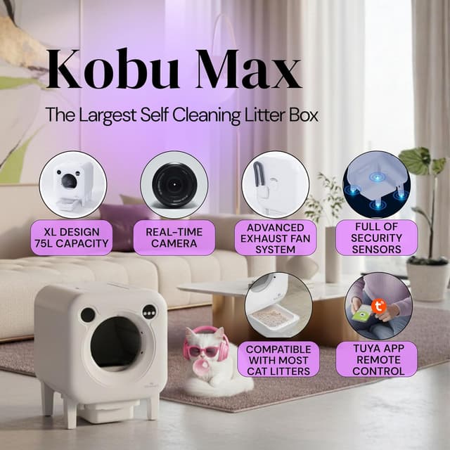 Thumbnail 1 de NIKOMART 75L Automatic Cat Litter Box