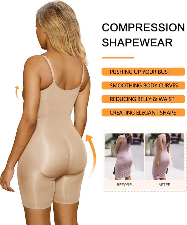 Thumbnail 4 de SHAPERX Body Shaper 1-piece Tummy Control ๐