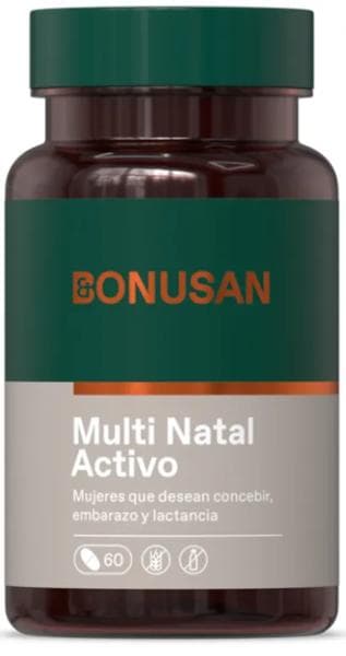 Detalle de Bonusan Multi Natal Activo 60 comprimidos para embarazo y lactancia