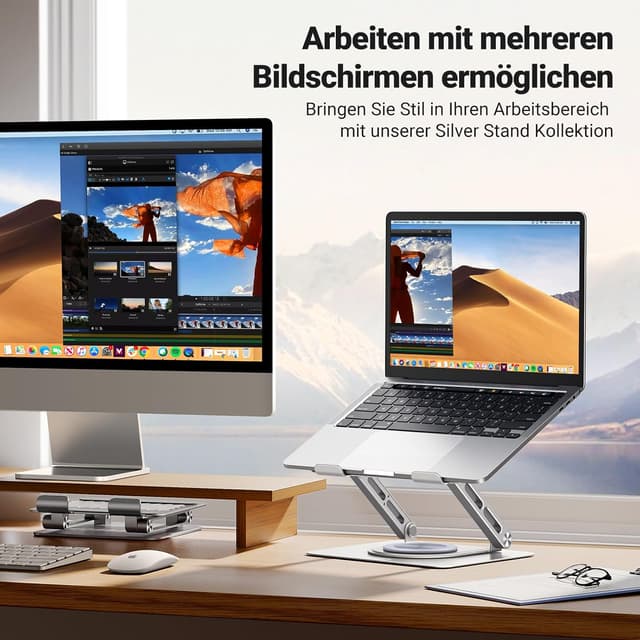 Detalle 2 de UGREEN Laptop Ständer 360° mit 17,3 Zoll