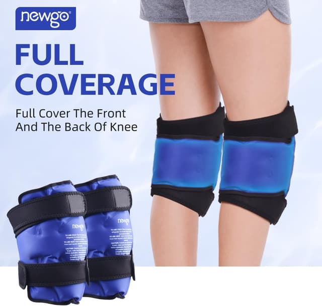 Detalle de NEWGO Ice Pack 2-pack knee wrap
