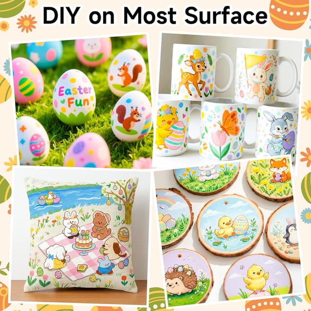 Detalle de Shuttle Art Dual Tip Acrylic Paint Pens (36 Colours) — fine & brush paint markers for rock, ceramic and more