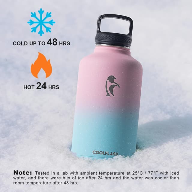 Thumbnail 2 de Coolflask Galaxy 64 oz Insulated Water Bottle