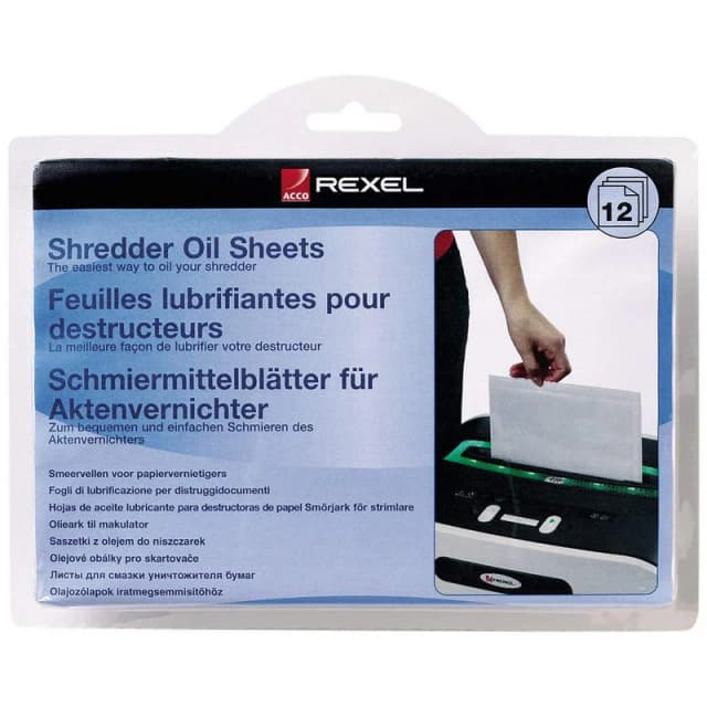 Detalle de Rexel Pack 12 Hojas Lubricantes
