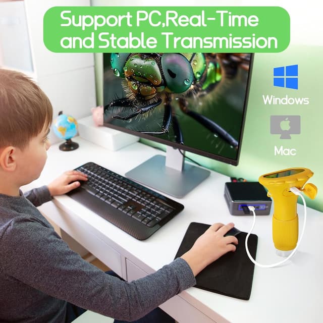 Thumbnail 6 de WINWEND Kids Microscope 1000X