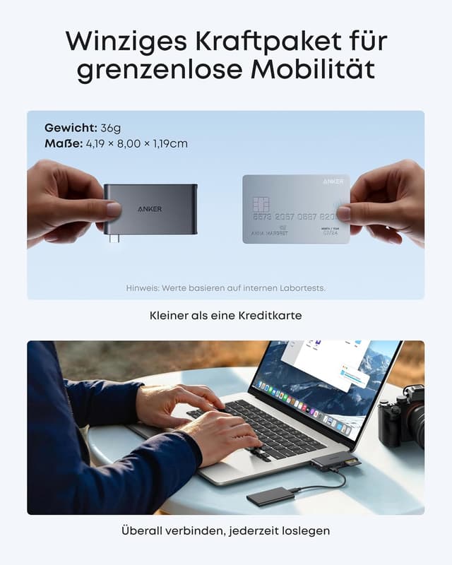 Thumbnail 5 de Anker Nano Hub 85W USB-C 6‑in‑1