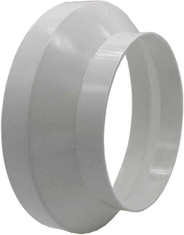 Detalle de Kair Ducting Reducer 100mm to 80mm reduction connector for extract fans and ventilation systems