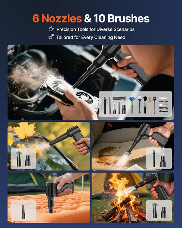 Thumbnail 4 de ZOAIVR Compressed Air Duster 130,000RPM