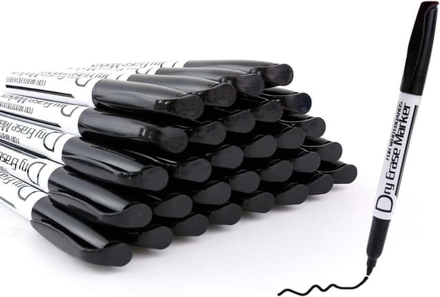 Detalle 2 de Volcanics Black Dry Erase Markers 80-pack ๐