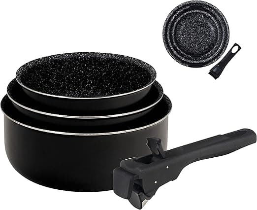 Imagen de Bergner Set 3 Cazos Inducción Aluminio Prensado en OfertitasTOP