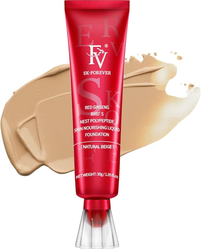 Detalle de FV Base Maquillaje Impermeable Mate 30g para Piel Grasa 💄