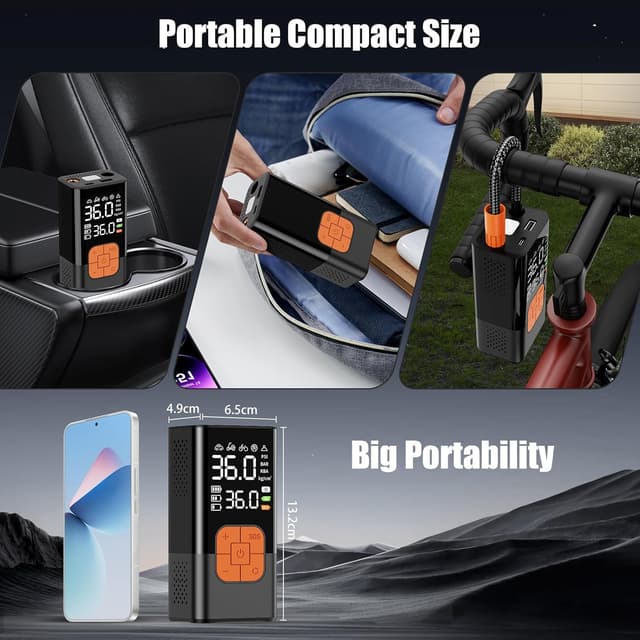 Thumbnail 6 de Tyre inflator 150 PSI 6000mAh cordless