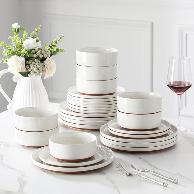 Detalle 2 de MALACASA TARA 24-Piece Dinnerware Set 🍽