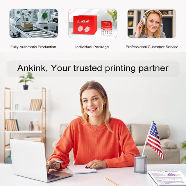 Thumbnail 6 de Ankink Compatible Ink Cartridges (PG 260 XL / CL 261 XL) Black + Color 2-Pack for Canon 260XL 261XL Printers