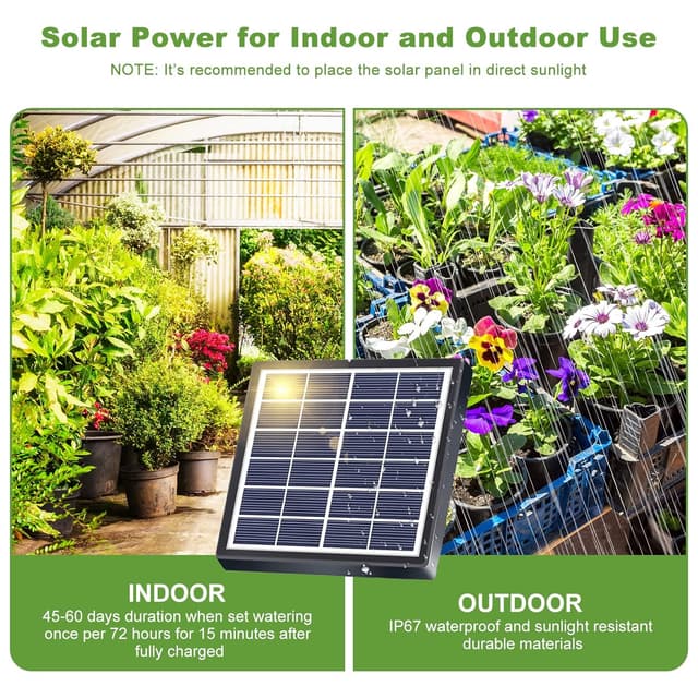 Thumbnail 6 de Solar Bewässerungssystem 2024 Tröpfchenbewässerung