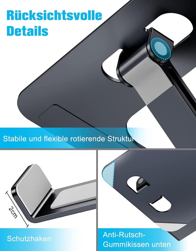 Thumbnail 5 de Babacom Laptop Ständer Höhenverstellbar 10–16 Zoll