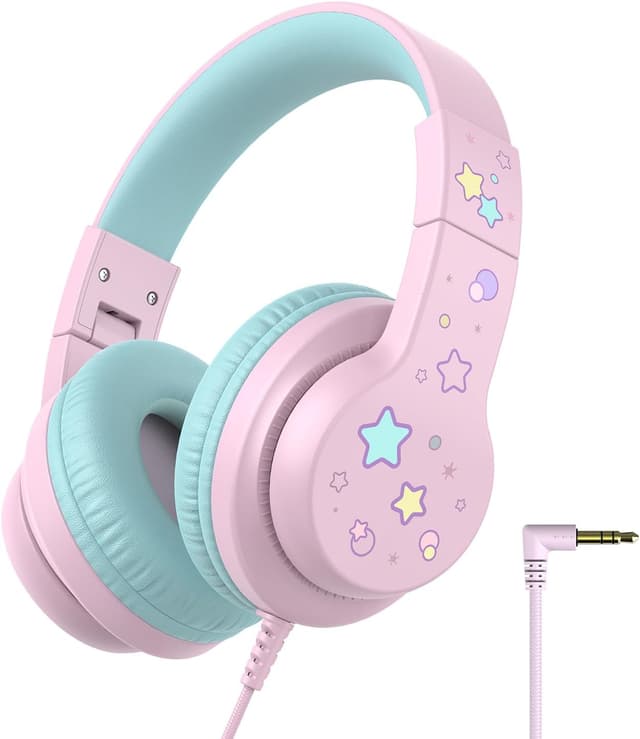 Detalle de iClever HS19S Kids Headphones 85 dB