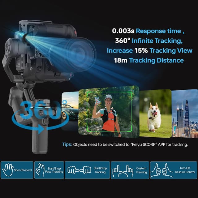 Thumbnail 3 de Feiyutech SCORP-C2 3.5kg gimbal stabilizer